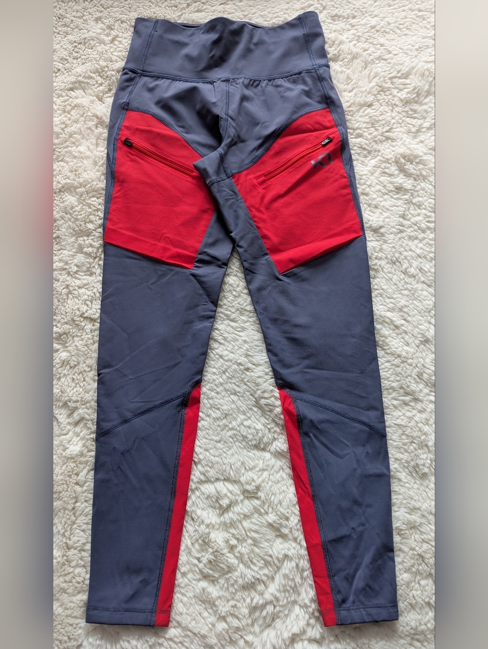 NWOT Kari Traa Ane Hiking Tights Sz. M Moom Blue Color